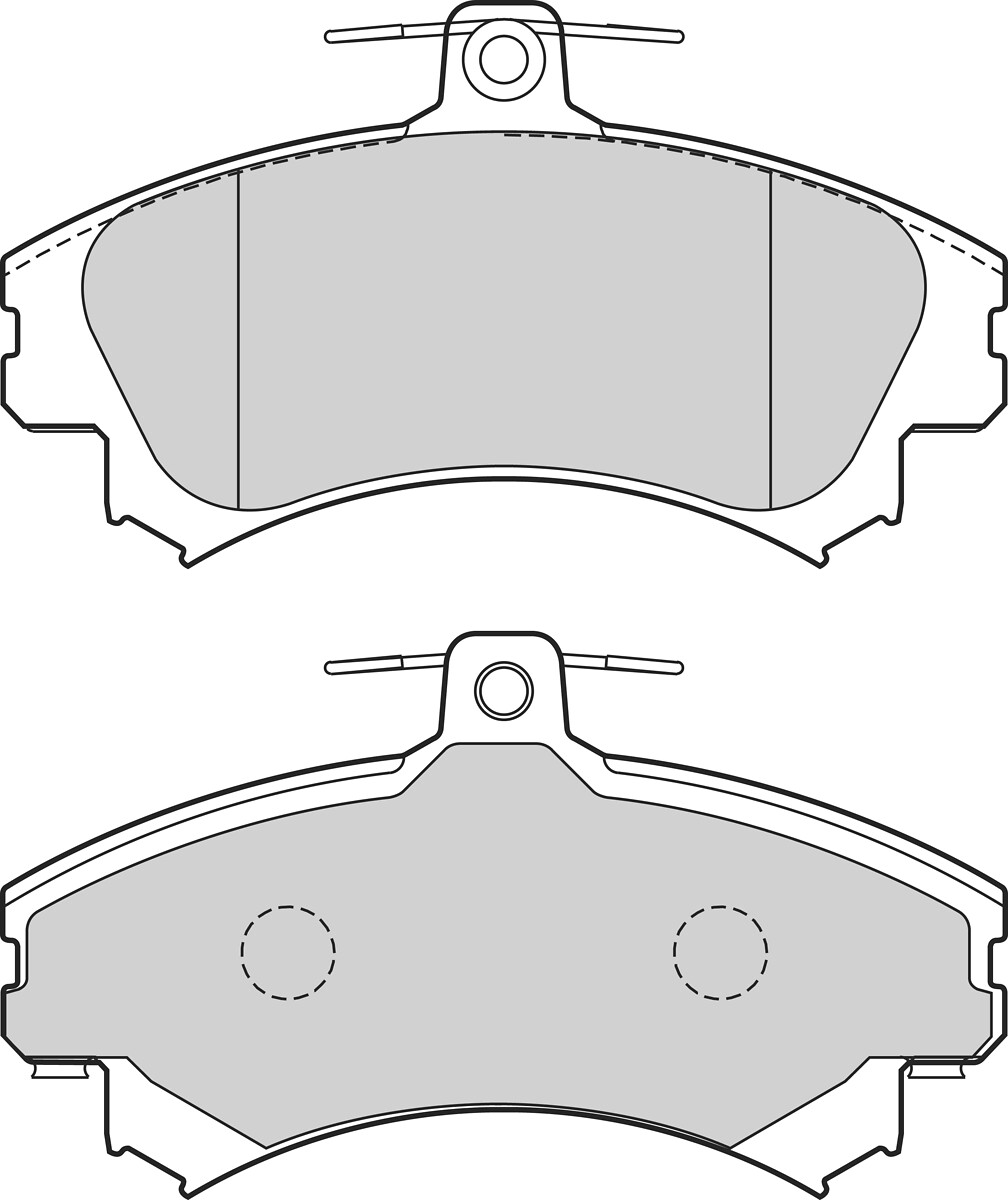 BRAKE PADS FIRST MITSUBISHI COLT VI FR